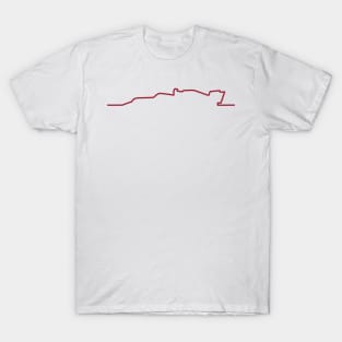 Alfa Romeo F1 Car Line Art - 2021 Model T-Shirt